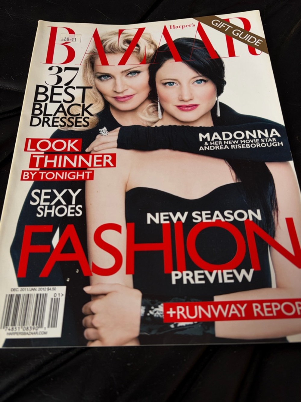 Harper's BAZAAR ♥️ December 2011/January 2012 Madonna Queen of Pop